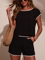 Spodenki damskie - LA Angels Szorty w kolorze czarnym - miniaturka - grafika 1