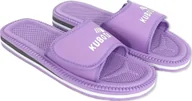 Buty dla dziewczynek - Kubota Piankowe klapki Kubota - Rzep Rozmiar 40 Fioletowe - miniaturka - grafika 1