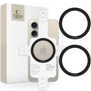Pierścień magnetyczny TECH-PROTECT MMP-100 2w1 Magsafe Czarny (2 szt.) - Pozostałe akcesoria do telefonów - miniaturka - grafika 1