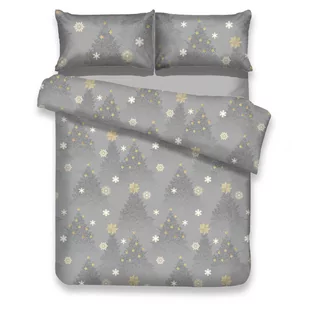 AmeliaHome Pościel flanelowa 135x200 +poszewka /AH/SNUG/SIL/1320 - Pościel - miniaturka - grafika 1