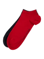 Skarpetki męskie - Krótkie skarpety z detalem z logo w zestawie 2 szt. model ‘2ER QUARTER’ - miniaturka - grafika 1
