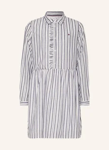 Tommy Hilfiger Sukienka Koszulowa Z Błyszczącą Przędzą blau - Sukienki - miniaturka - grafika 1