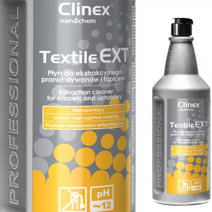 Clinex Textile Ext 1L Płyn do odkurzacz piorącego - Środki do kuchni i łazienki - miniaturka - grafika 1