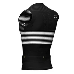 COMPRESSPORT Triathlonowa koszulka kompresyjna TRI POSTURAL TANK TOP 2020 czarna - Koszulki sportowe męskie - miniaturka - grafika 8