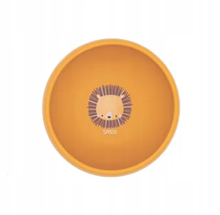 SASSI Miska silikonowa z przyssawką Lew - Miseczki i talerzyki dla dzieci - miniaturka - grafika 1