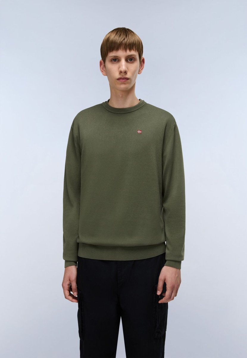 maglie uomo napapijri droz 5 - np0a4i2g g0a1 tea leaf