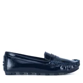 Mokasyny damskie - Mokasyny Jenny Fairy WFA1010-2 Granatowy - miniaturka - grafika 1