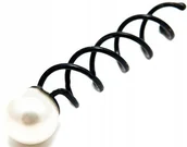 Ozdoby do włosów - Spinka do włosów perełki koka wkrętka wsuwka - miniaturka - grafika 1