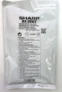 Sharp Sharp Developer MX-561GV: MX-M364N, -M365N, -M464, -M564, -M465, -M565, MX-M3050, -M3550, -M4050, -M5050, -M6050 black - Dodatki do drukarek i skanerów - miniaturka - grafika 1