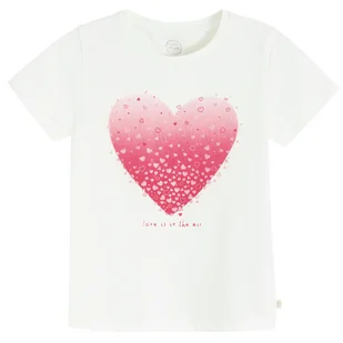 Cool Club, T-shirt dziewczęcy, biały - Koszulki dla dziewczynek - miniaturka - grafika 1