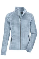 Kurtki damskie - Killtec (KILAH) Damska kurtka polarowa / Fashion Powerstretch kurtka ze stójką KSW 207 WMN FLX JCKT, jasno-niebieska stalowa, 40, 37314-000 - miniaturka - grafika 1