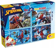Puzzle - Puzzle Lisciani SPIDERMAN 4x 48el razem 192 el Maxifloor Puzzle dwustronne - miniaturka - grafika 1