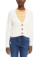 Swetry damskie - ESPRIT kardigan damski, 110/Off White, XXL - miniaturka - grafika 1