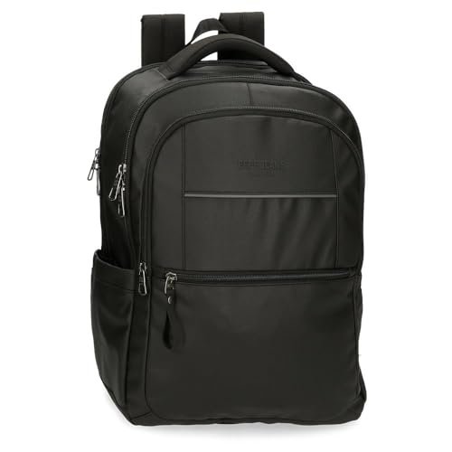 Pepe Jeans Dortmund Plecak Na Laptopa 15,6 cala Szary 31 x 44 x 15 cm Bawełna, Poliester i PU. 20,46L by Joumma Bags, Szary, Talla única, plecak na laptopa