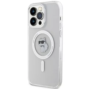 Karl Lagerfeld KLHMP15XHFCCNOT iPhone 15 Pro Max 6.7" transparent hardcase IML Choupette MagSafe - Etui i futerały do telefonów - miniaturka - grafika 2