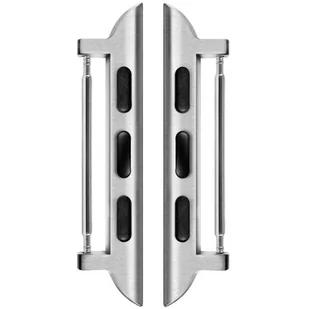 moVear Adapter do paska 20mm na Apple Watch 6 SE 5 4 3 2 1 40/38 | Srebrny Standard 1569-uniw - Akcesoria do smartwatchy - miniaturka - grafika 1