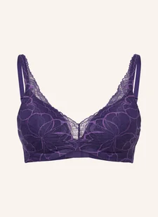 Triumph Biustonosz Z Fiszbinami Body Make-Up Illusion Lace lila - Biustonosze - miniaturka - grafika 1