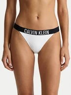 Stroje kąpielowe - Calvin Klein Swimwear Dół od bikini LV00Q61213 Biały - miniaturka - grafika 1