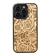 Etui i futerały do telefonów - Drewniane Etui Bewood iPhone 14 Pro RÓŻE ANIEGRE - miniaturka - grafika 1