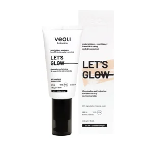 Veoli Botanica Let's Glow rozświetlająco-nawilżający krem BB do cery suchej i normalnej SPF20 3.0 W Golden Beige 30 ml - Kremy BB - miniaturka - grafika 1