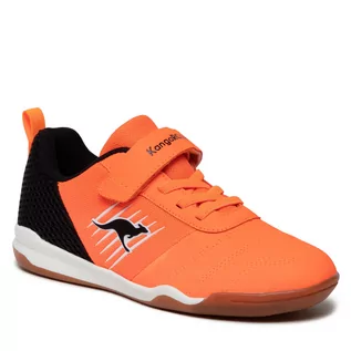 Buty dla chłopców - KangaROOS Buty Super Court Ev 18611 000 7950 S Neon Orange/Jet Black - grafika 1