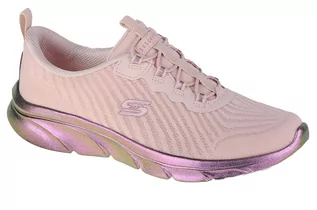 Sneakersy damskie - Skechers D'Lux Comfort - Focal Point 104341-Pnk Damskie Sneakersy Różowe - grafika 1