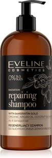 Eveline COSM Organic Gold regenerujący szampon do suchych i zniszczonych włosów 500 ml - Szampony do włosów - miniaturka - grafika 1