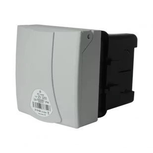 Gniazdo ścienne z puszką podtynkowe 32A 400V 5P 8428 - Gniazdka elektryczne - miniaturka - grafika 2