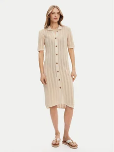 Roxy Sukienka plażowa ERJSW03650 Beżowy Regular Fit - Sukienki - miniaturka - grafika 1