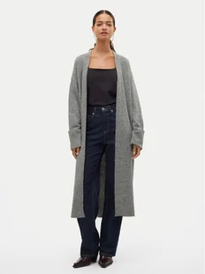 Vero Moda Kardigan Jupiter 10309608 Szary Relaxed Fit - Swetry damskie - miniaturka - grafika 1