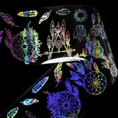 Ozdoby do paznokci - Folia transferowa na paznokcie - F18 - miniaturka - grafika 1