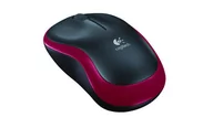 Myszki - Logitech M185 czarno-czerwona (910-002237) - miniaturka - grafika 1