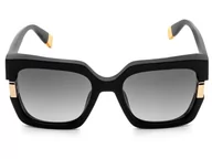 Okulary przeciwsłoneczne - Furla Damskie okulary przeciwsłoneczne Sfu624, czarne (Shiny Black), 52, czarny (Shiny Black) - miniaturka - grafika 1