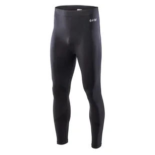Męskie Legginsy termoaktywne HI-TEC SURIM BOTTOM M000177762 – Czarny - Bielizna sportowa męska - miniaturka - grafika 1