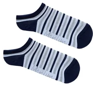 Skarpetki damskie - STOPKI MARILYN DAMSKIE STRIPES 4 (kolor granat-melange, rozmiar 36-40) - miniaturka - grafika 1