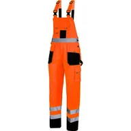 Odzież robocza - LAHTI PRO Ogrodniczki ostrzegawcze czarno-pomar., "s", ce, lahti - miniaturka - grafika 1