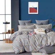 Pościel - Cotton World Pościel bawełniana 220x200 3cz QM2021 - miniaturka - grafika 1
