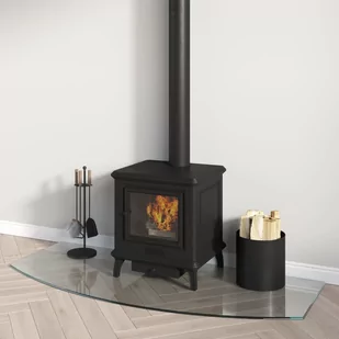 Panel kominkowy, szklany, 120x50 cm 324155 VIDAXL - Akcesoria kominkowe - miniaturka - grafika 4