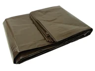 Pawilony ogrodowe - Geko Plandeka 4x5m extra gruba/brązowa 200G G70721 - miniaturka - grafika 1