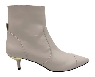Buty damskie botki skórzane MICHAEL Michael Kors rozmiar 38,5 8M beżowe - Botki damskie - miniaturka - grafika 1