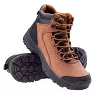 Buty trekkingowe męskie - ﻿Buty outdorowe męskie hi-tec Renar Mid Camel/blac - miniaturka - grafika 1