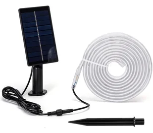 Aigostar - LED RGB Taśma solarna ściemnialna LED/1,6W/3,2V 5 m IP65 + pilot - Lampy ogrodowe - miniaturka - grafika 1