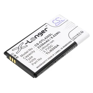 Alcatel Link Zone / TLi025GA 2330mAh 8.62Wh Li-Ion 3.7V (Cameron Sino) - Pozostałe akcesoria sieciowe - miniaturka - grafika 1