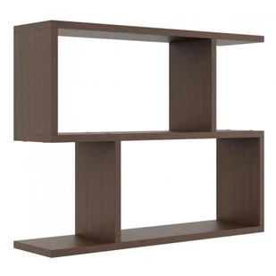 Minimalistyczna Półka Wisząca W Kolorze Wenge D0-L31 - Półki do salonu - miniaturka - grafika 1