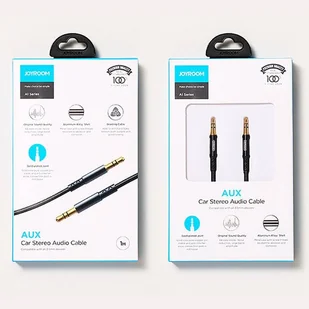 Joyroom kabel audio stereo AUX 3,5 mm mini jack 1,5 m ciemnoniebieski (SY-15A1) - Kable USB - miniaturka - grafika 5