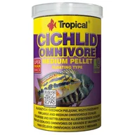 Pokarm dla ryb - Pokarm dla ryb pływający Cichlid Omnivore Medium Pellet 1000 ml / 360 g Tropical - miniaturka - grafika 1