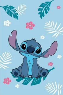 Koc polarowy 100x150 Lilo and Stitch niebieski - Koce i narzuty dla dzieci - miniaturka - grafika 1