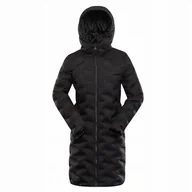 Płaszcze damskie - ALPINE PRO Płaszcz damski jesienno-zimowy Aweda czarny r.XL - miniaturka - grafika 1