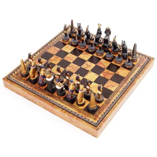 Ekskluzywny zestaw szachów Egipt z ręcznie malowanymi figurami 35 cm - Gry planszowe Ekskluzywny zestaw szachów Egipt z ręcznie malowanymi figurami 35 cm - Gry planszowe - miniaturka - grafika 1