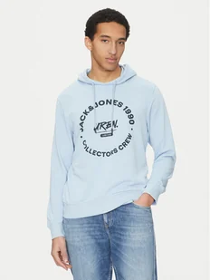 Jack&Jones Bluza Simon 12269353 Błękitny Standard Fit - Bluzy męskie - miniaturka - grafika 1